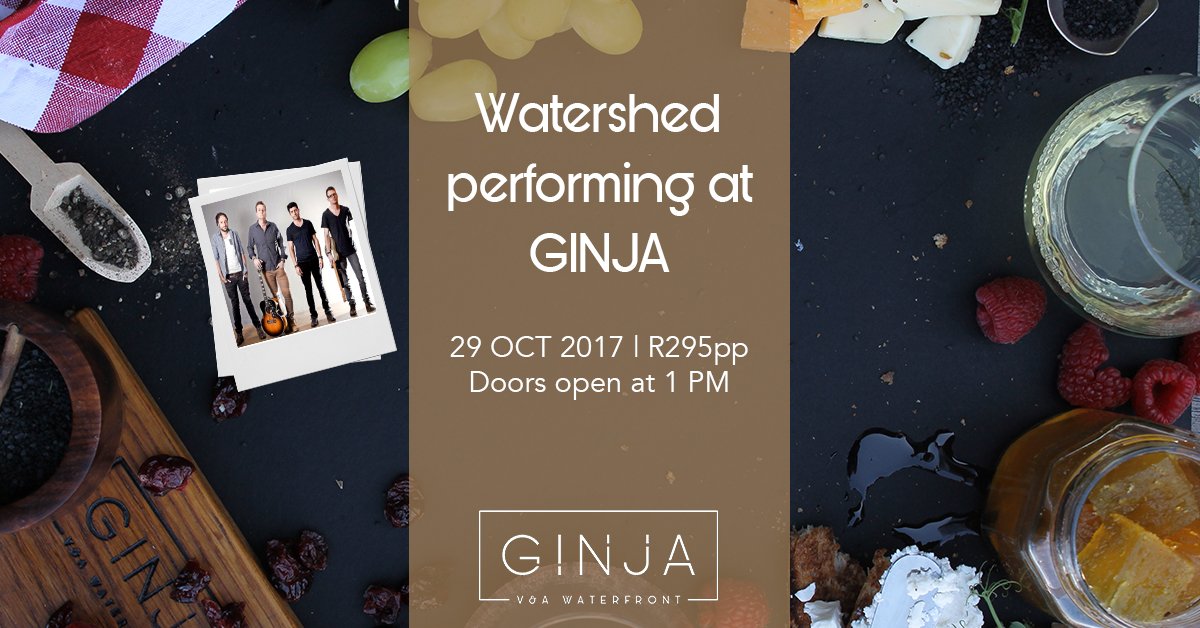 GinjaRestaurant's tweet photo. Kick start your summer with a picnic at Ginja featuring the iconic Watershed 
Book your tickets now: https://t.co/a0JmdLpNGb https://t.co/10NO37wGMP