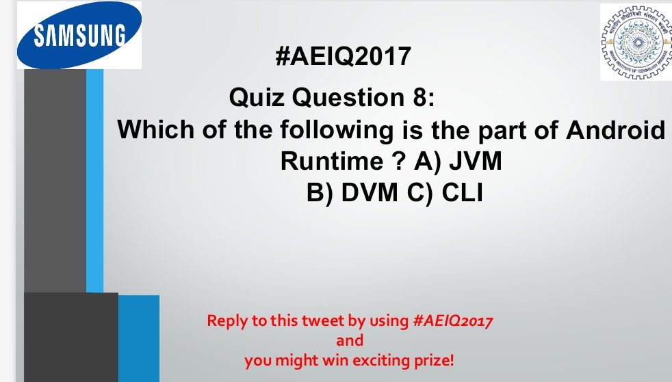 AEI_IITR's tweet photo. QUIZ QUESTION 8 @iitroorkee 
Reply in comment with a tag to this page @AEI_IITR  as well as #AEIQ2017 . 
One of the Correct answer may win! https://t.co/pCNO0RdjAF