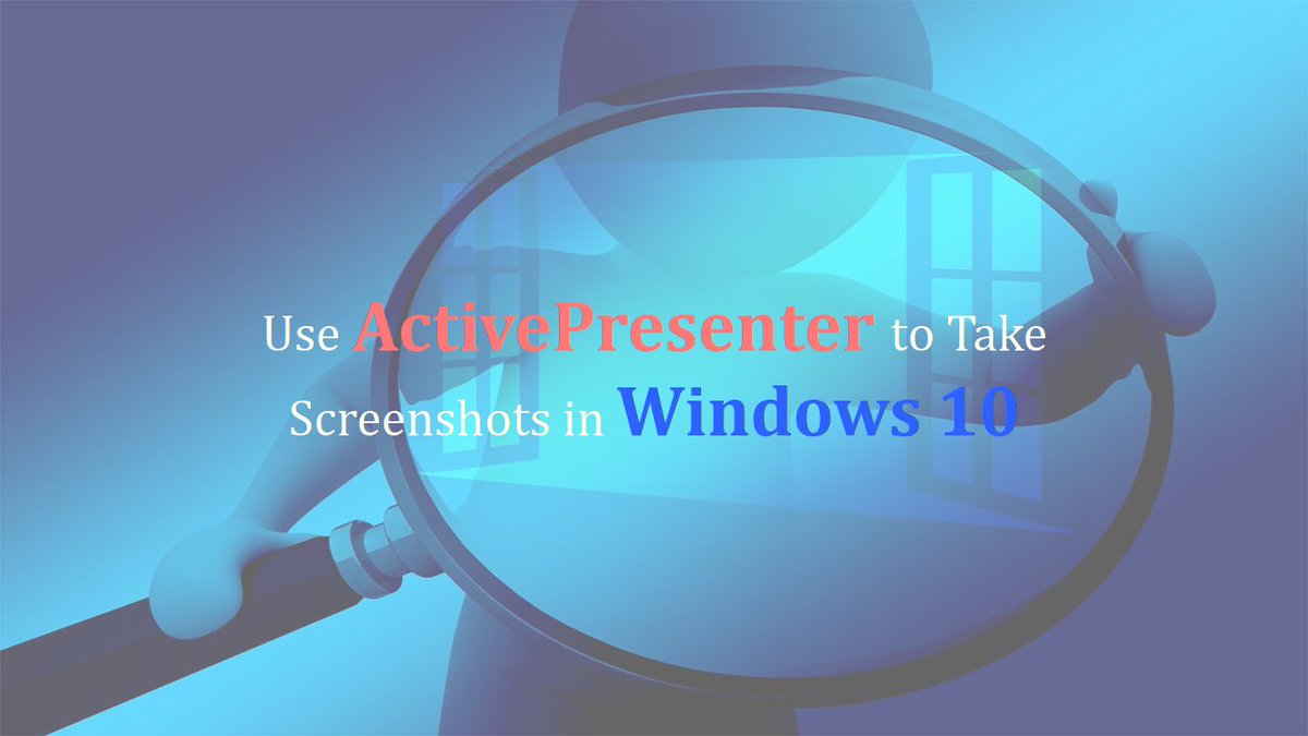elearningtags's tweet photo. How to Take a Screenshot in Windows 10 with ActivePresenter https://t.co/K3rXE2jwSW #eLearningAuthoringTools #capturescreenshots https://t.co/DlO5MICVjC
