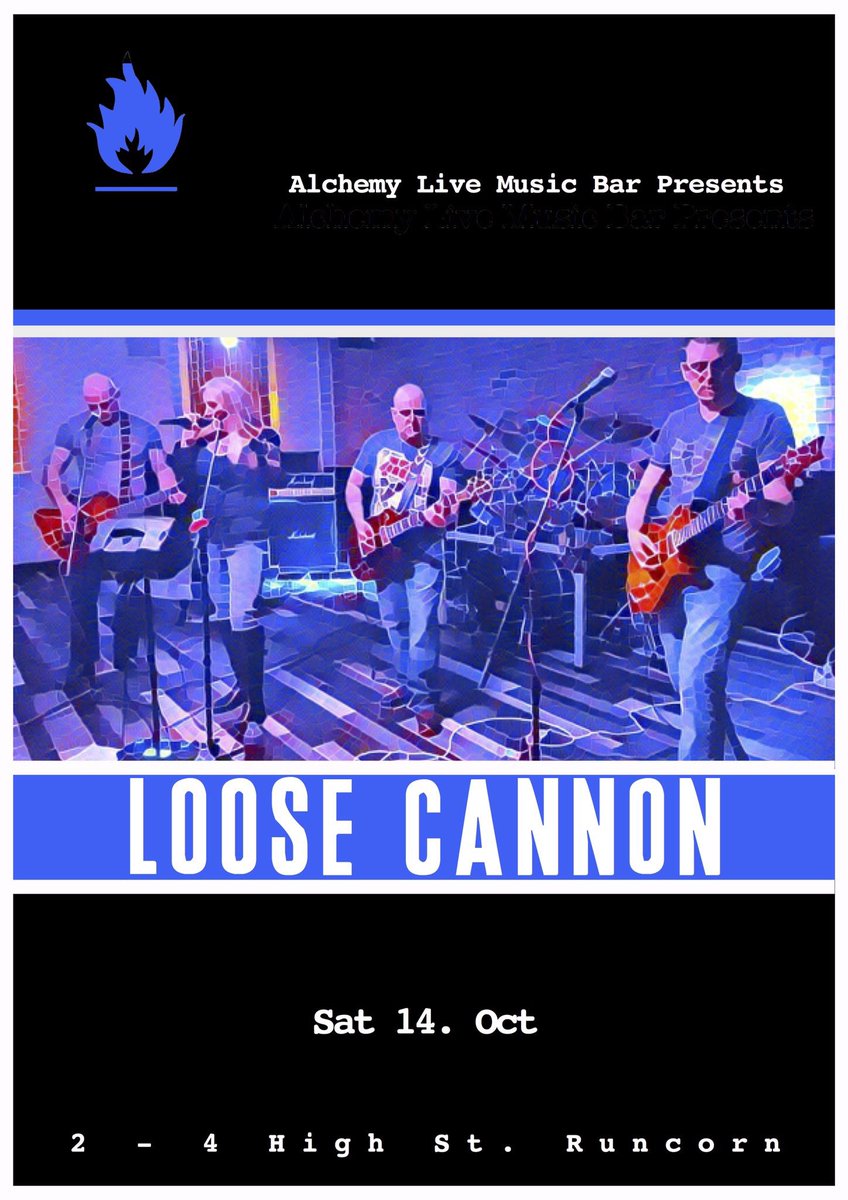 AlchemyGigs's tweet photo. Live music ‘Every Weekend’ @AlchemyGigs : Tonight ‘Loose Cannon’ &amp; The Alchemy Resident DJ’s : #Runcorn #Widnes https://t.co/lK4wFfyYbH