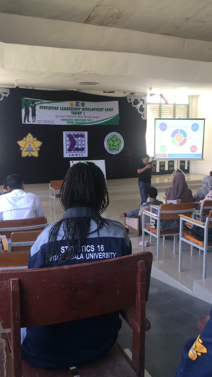 Statistika_usk's tweet photo. pemateri pertama oleh bapak Dr. Syaifullah Muhammad S.T, M.Eng. beliau merupakan direktur Atsiri Research Center (ARC) &amp; CCIS https://t.co/julCbrCCkW
