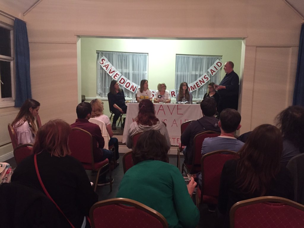Tonight in Donny @SaveWomensAid <a href="/johnmcdonnellMP/">John McDonnell</a> <a href="/John_Burgess001/">💙 💙 💙 #NHS I am a Socialist I organise strikes✊</a> <a href="/DPACSheffield/">DPAC Sheffield #FightTheRealEnemy 🏳️‍⚧️🏳️‍🌈♿️</a> <a href="/theresarollin16/">theresa rollinson</a> <a href="/TheCanarySays/">Luis Augusto Couto</a> <a href="/theresarollin16/">theresa rollinson</a>