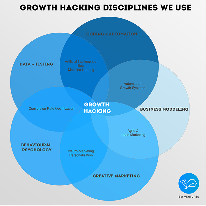 What's your view on #growthhacking? At <a href="/BWVen/">BWVentures</a>, we believe that Growth Hacking combines a number of disciplines that are key to success.