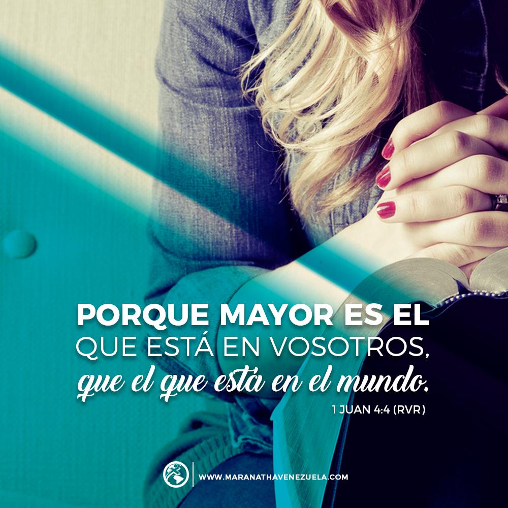maranathaVE's tweet photo. En momentos de angustia, lo mejor que puedes hacer es acudir a Jesús; porque en Él ¡somos más que vencedores! ¡No te rindas! https://t.co/4RbrVrTLJg