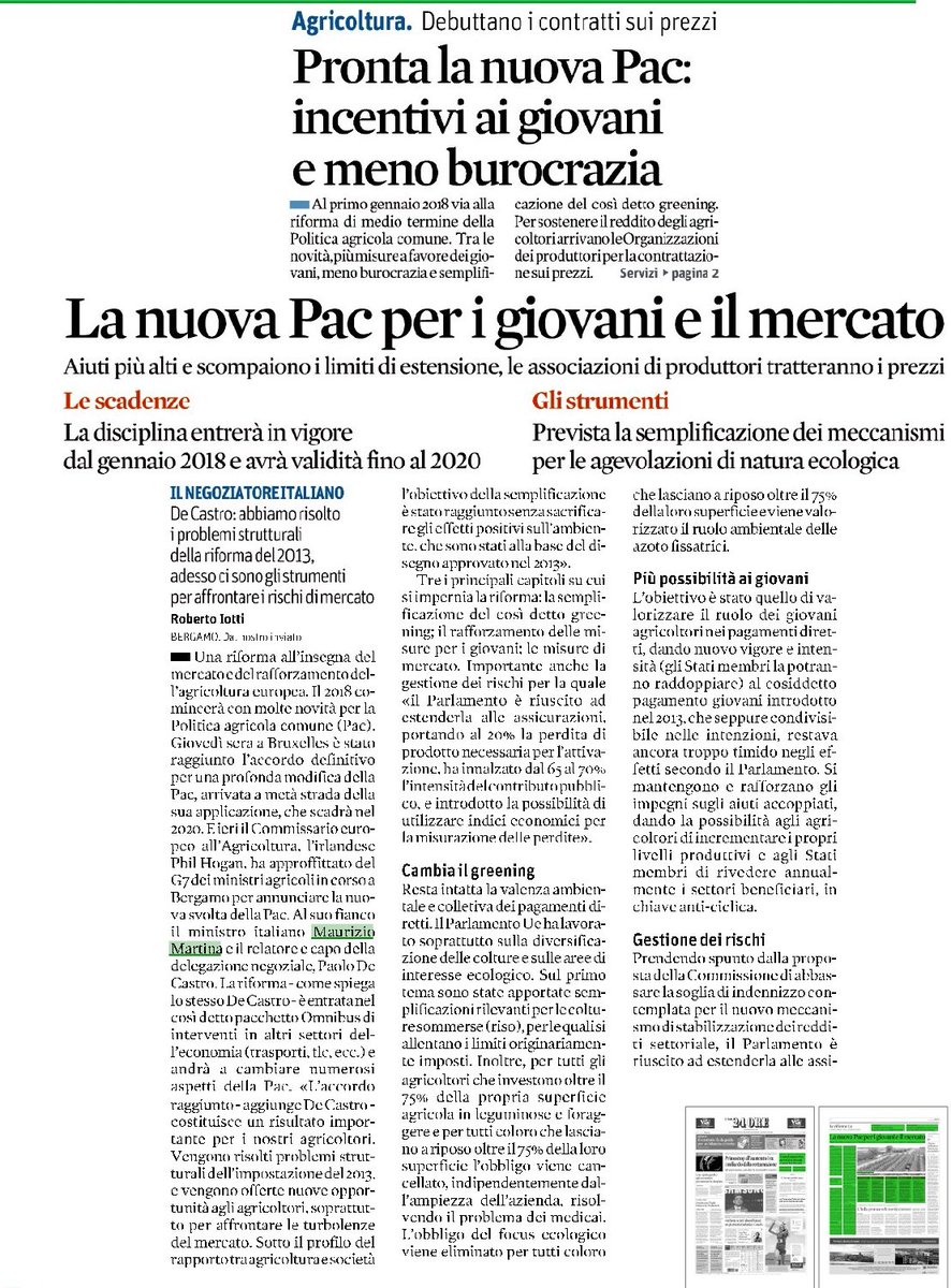 Paolo De Castro tweet media
