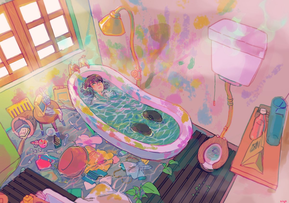 jellyflavor's tweet photo. hello im hiyo!! im an 18yr indian girl from the bay area and I like to use a lot of colors!! #SouthAsianArtists https://t.co/l5KP0xcFjU