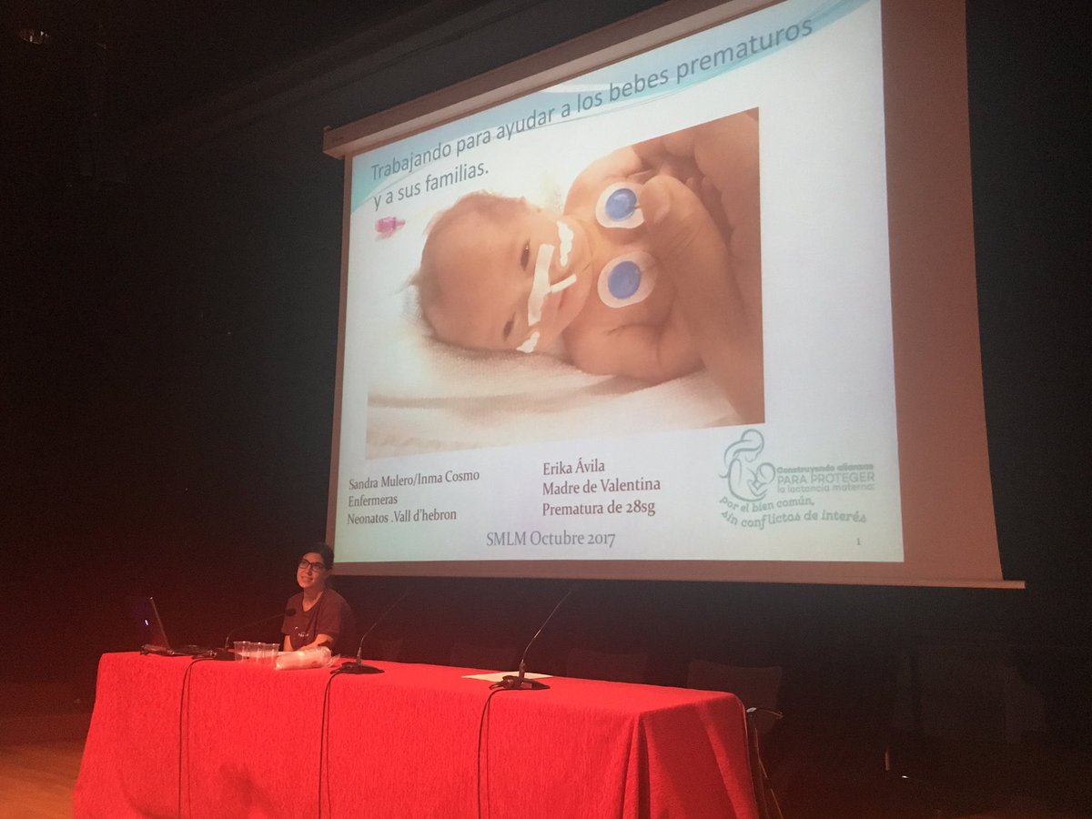 AlbaLactancia's tweet photo. Sandra Mulero, enfermera, nos habla del apoyo a la lactancia materna en el hospital #SMLM17 https://t.co/1QdMW4yQLn