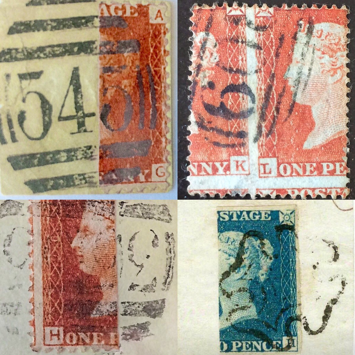 empirepost's tweet photo. #bisect #bisected #stamps are an interesting area of #philately to #collect #pennyred #pennyblue https://t.co/oawbIYjWiM