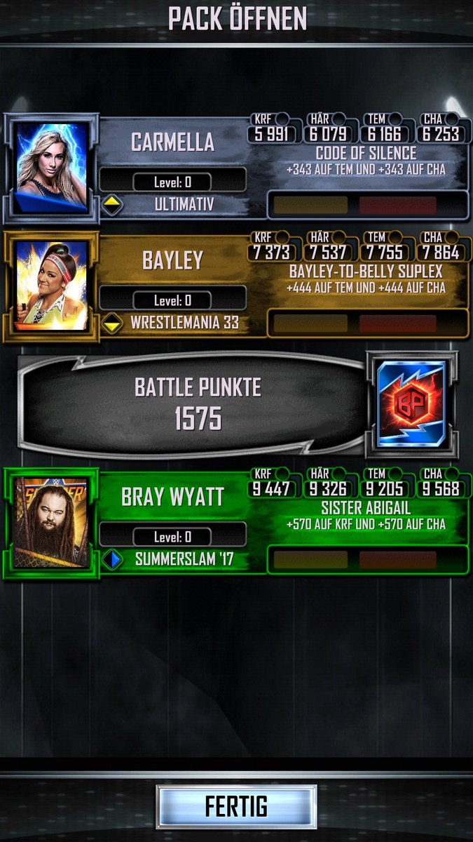 Schmiddi__'s tweet photo. Nächster TBG Sieg für uns und die nächste Summerslam '17 Karte für mich. Danke an das ganze Team!❤ #36Wave #WWESuperCard https://t.co/yeVaCPlK0d