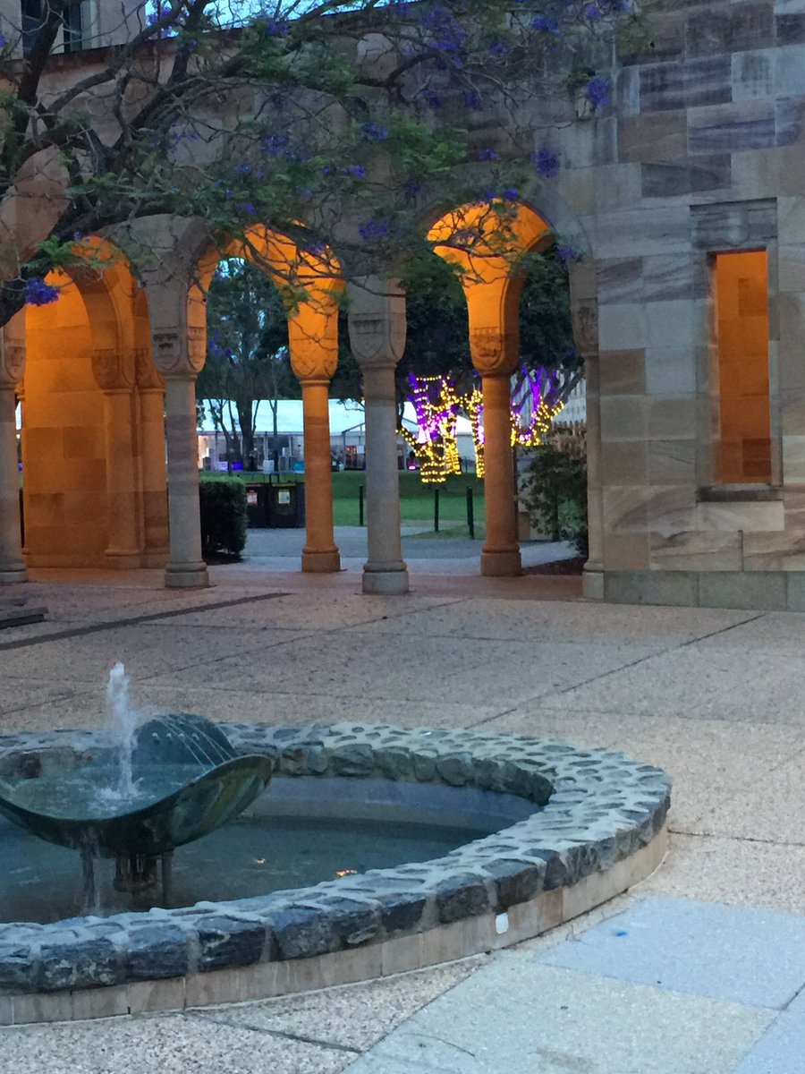 Profagriffiths's tweet photo. #UQ Great Court looking amazing for tonight's launch https://t.co/WiWaFTa27J