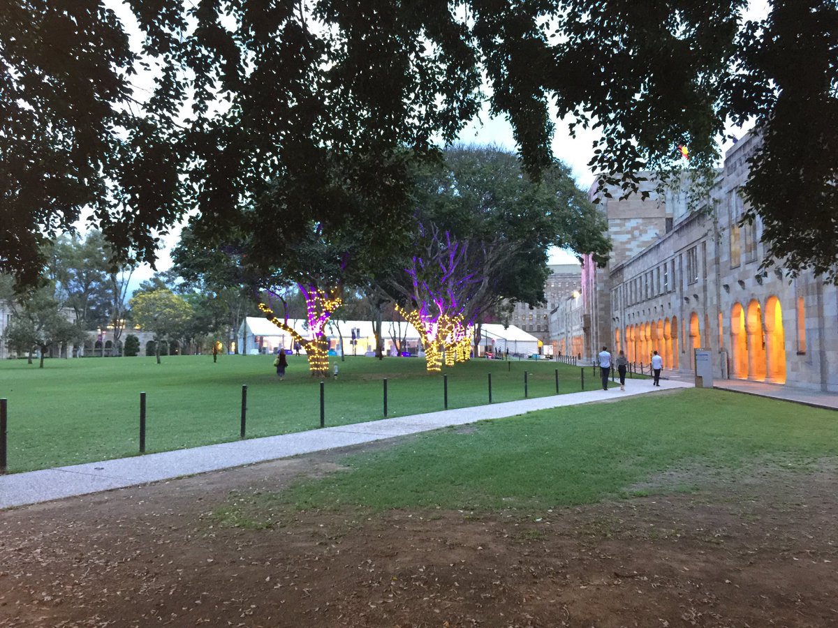 Profagriffiths's tweet photo. #UQ Great Court looking amazing for tonight's launch https://t.co/WiWaFTa27J