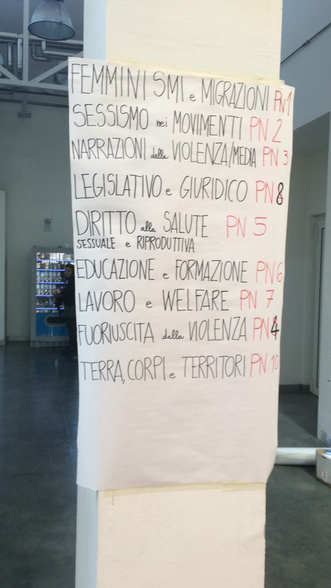 Casa_donna_Pisa's tweet photo. Nove i tavoli tematici dell'assemblea nazionale @nonunadimeno. "Terra, corpi e territori" nuovo tavolo dell'assemblea pisana. #nonunadimeno https://t.co/E0uu4CSfdK