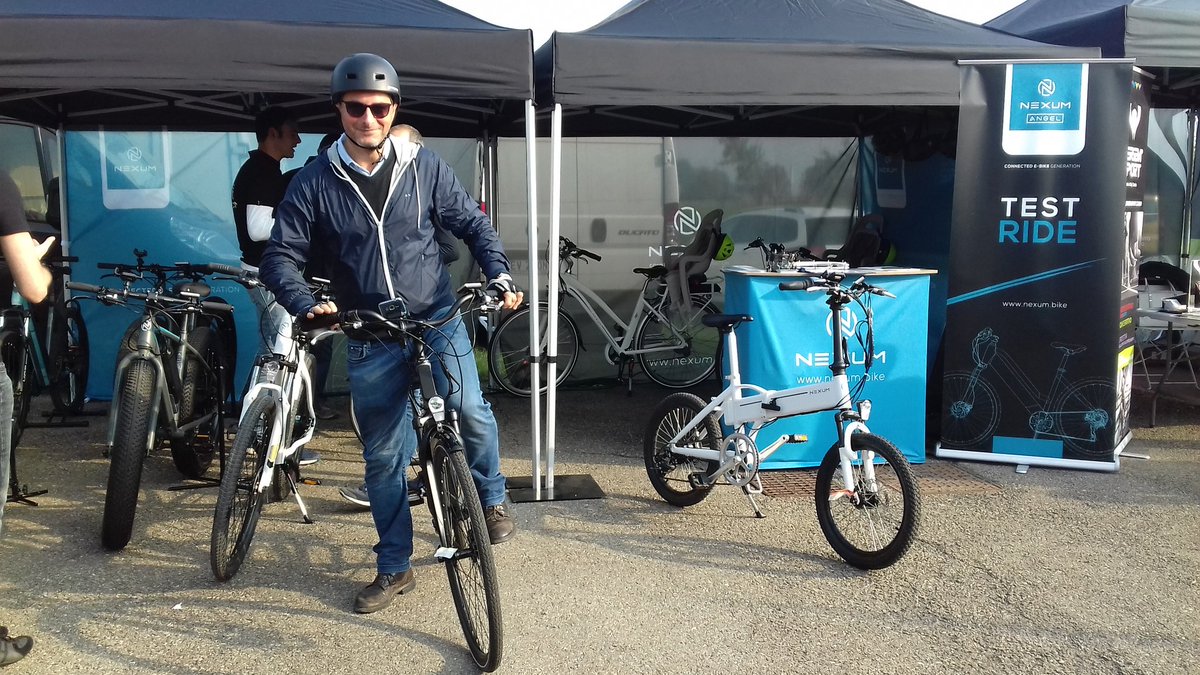 NEXUMbike's tweet photo. I test-ride delle #ebike connesse #NEXUM sono già iniziati a #bikeshoptest #Bologna! Vi aspettiamo https://t.co/BPlAEvp94k @ProShopTest https://t.co/AwNjhVL1Gh