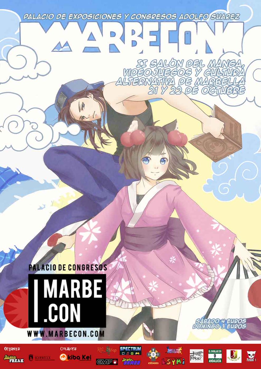 marbellajoven's tweet photo. 📣 @marbellacultura presenta el II #SalóndelManga, Videojuegos  Alternativa #MarbeCon @MangaMarbella del 21y22 de Oct en @MarbellaCongres https://t.co/op7p870jku