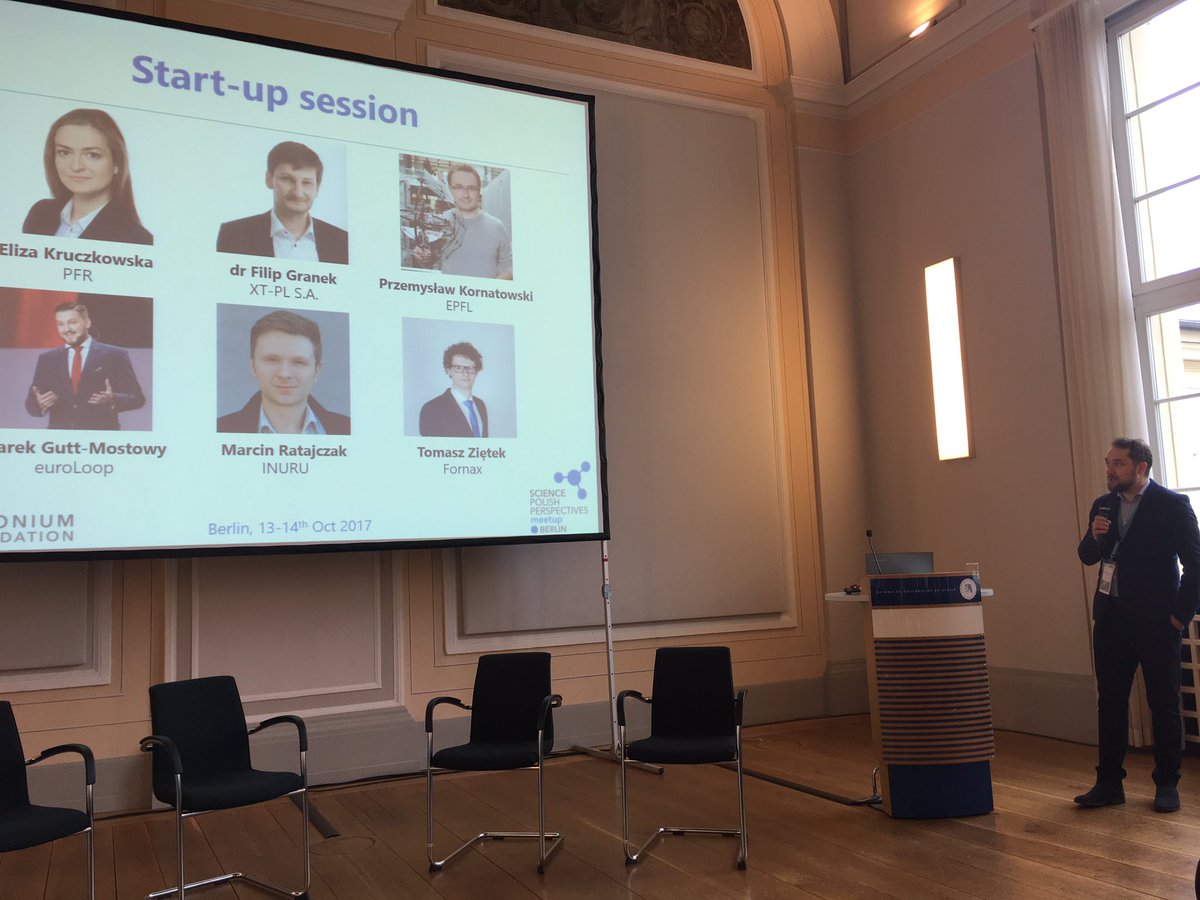 polonium_org's tweet photo. Welcome to the start-up session at #SPP2017 in Berlin #XTPL #EPFL #euroLoop #INURU #Fornax @Grupa_PFR https://t.co/oPEenu1B0C