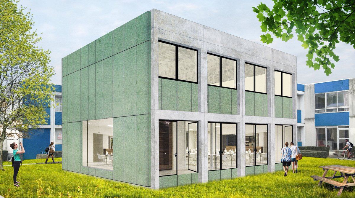 Kathleen_Boquet's tweet photo. Refurbishment w/ #ReversibleDesign &amp; materials #Reuse Congrats! @BAMB2020 #CircularRetrofitLab @GeberitGroup @Gyproc @LinqWall @UnilinGroup https://t.co/WHL7wYtQyO