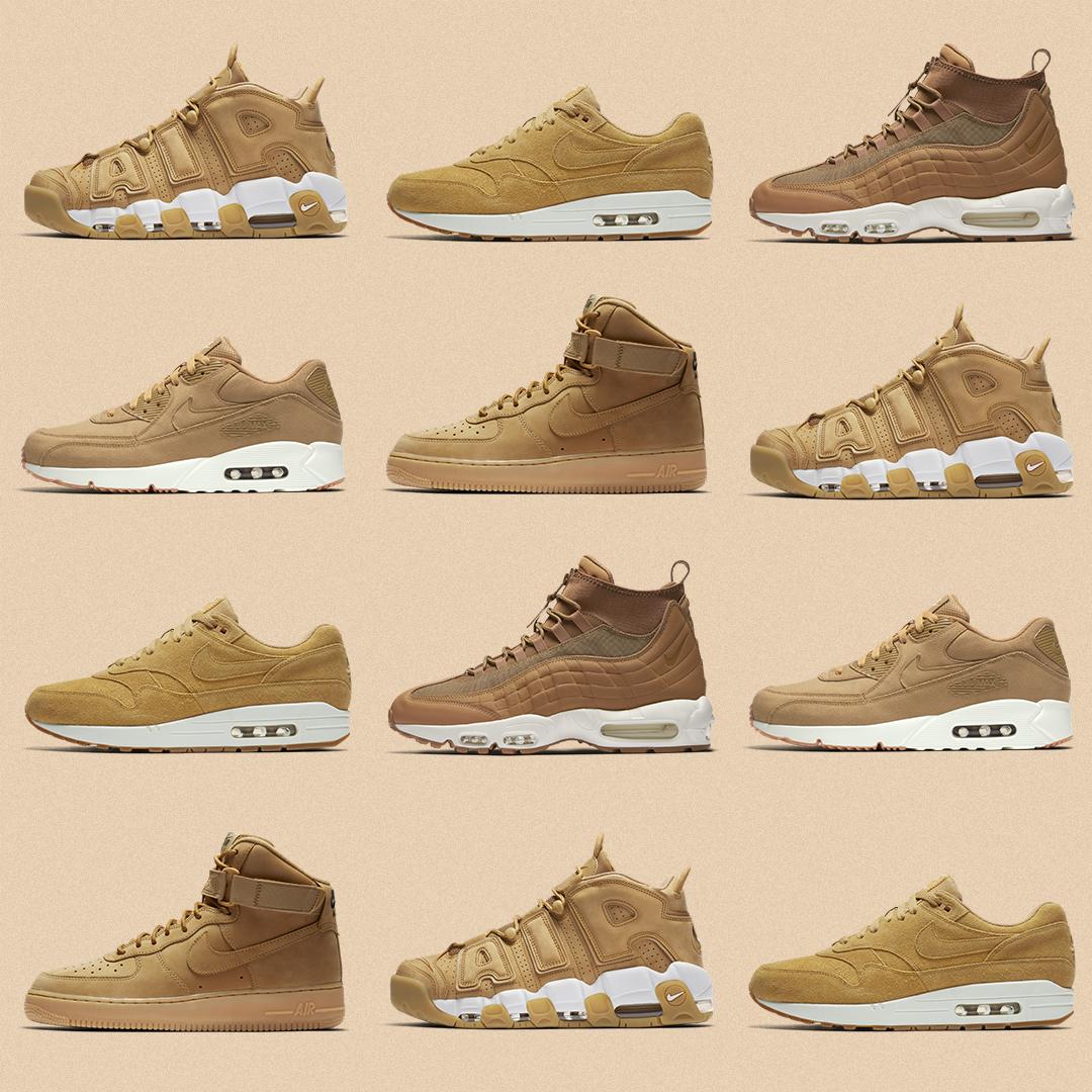 OffspringShoes's tweet photo. Launching Today | @nike Wheat Pack | £94.99 - £155.00 | #nike #wheatpack #offspringhq https://t.co/9ZQi6goBh2