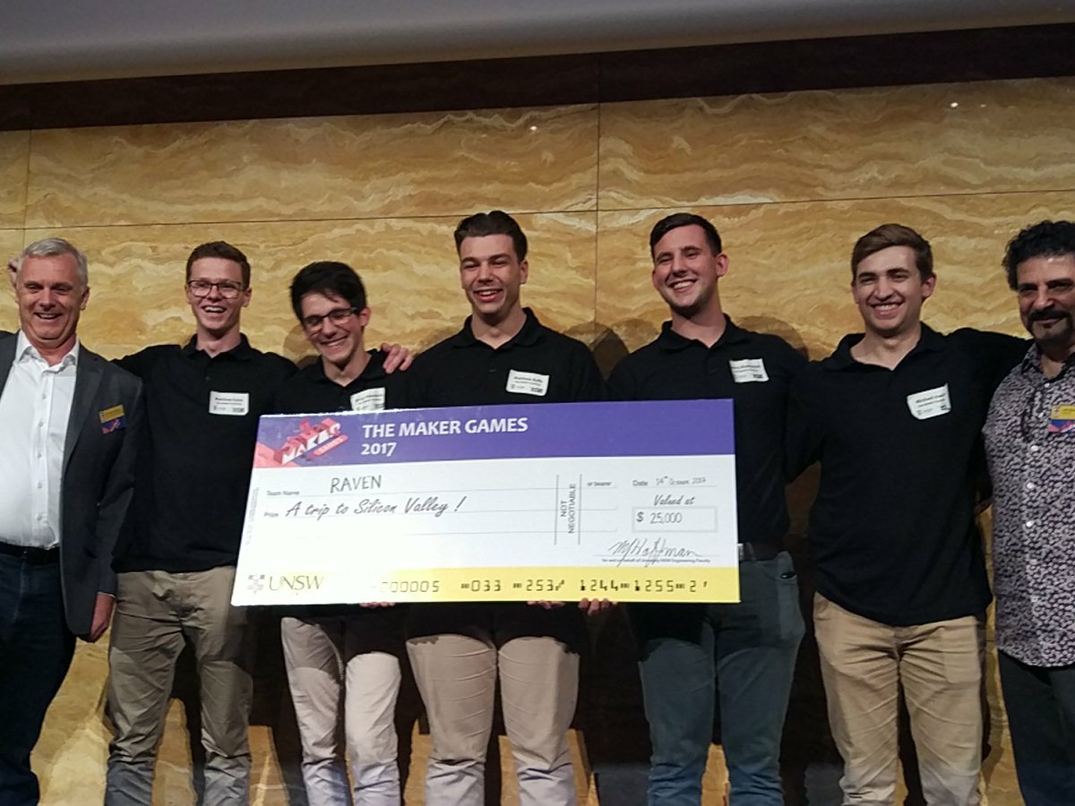 CUBERIDER_EDU's tweet photo. Honoured to be judging at @UNSW #themakergames #Engineering https://t.co/XoTVqyNr0K