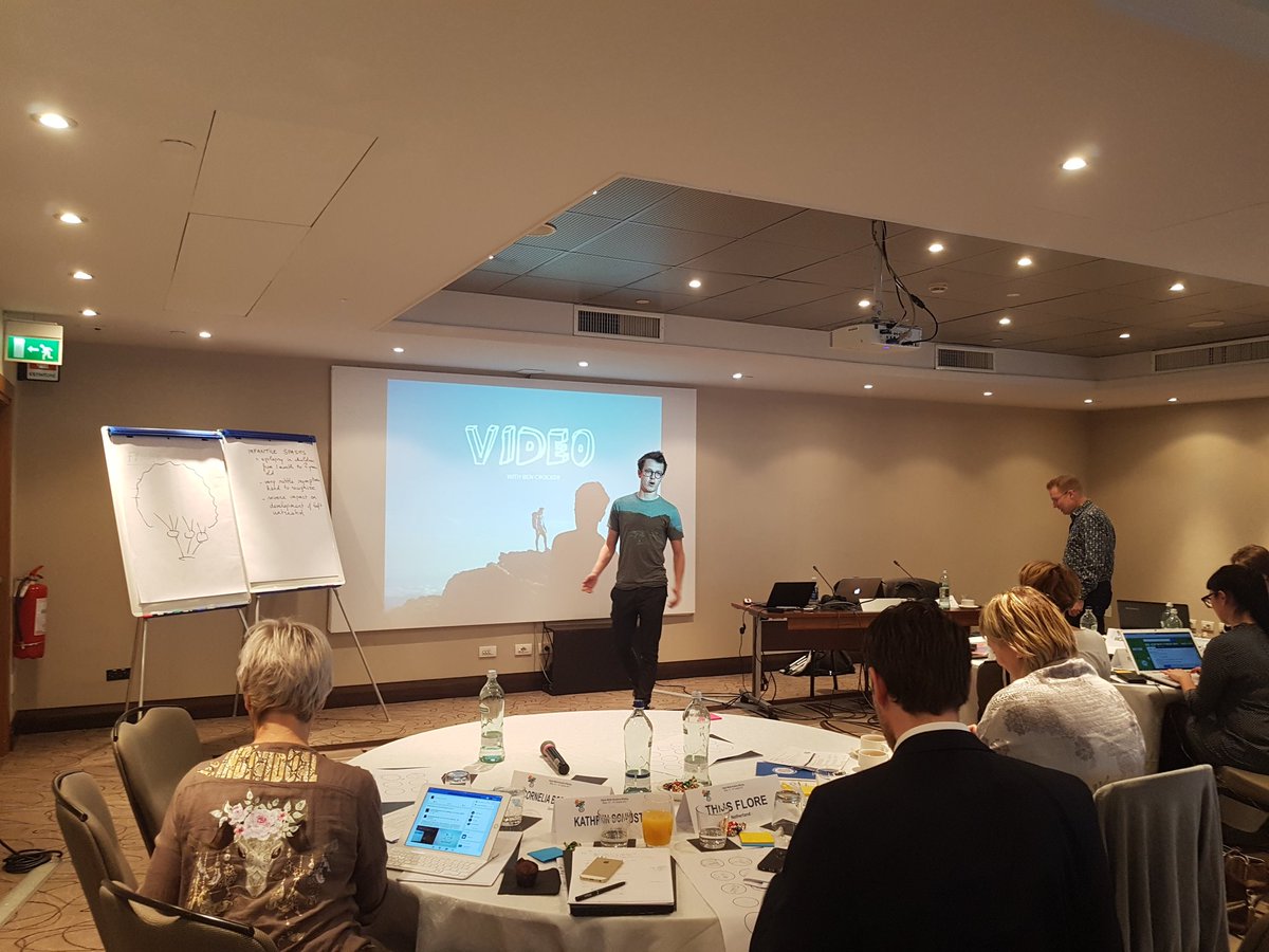 rarecare's tweet photo. We're listening to @BenCrockerdile about how patient groups can make great videos #POEuroDig https://t.co/zhMhrceGZW