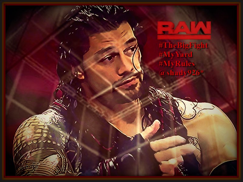 Shady926's tweet photo. @romanreigns568 @LeeshaNDessy @dnebel62 @April_Showers24 @rockfan_86 @JoDresbach #Roman talk about a #KickAssTime they should have put #TheShield against #MizStrowmanRoosterAnCeasaroInTheCage #MurderAnMahem #ThatsTheFight https://t.co/s7AVbMsKxl