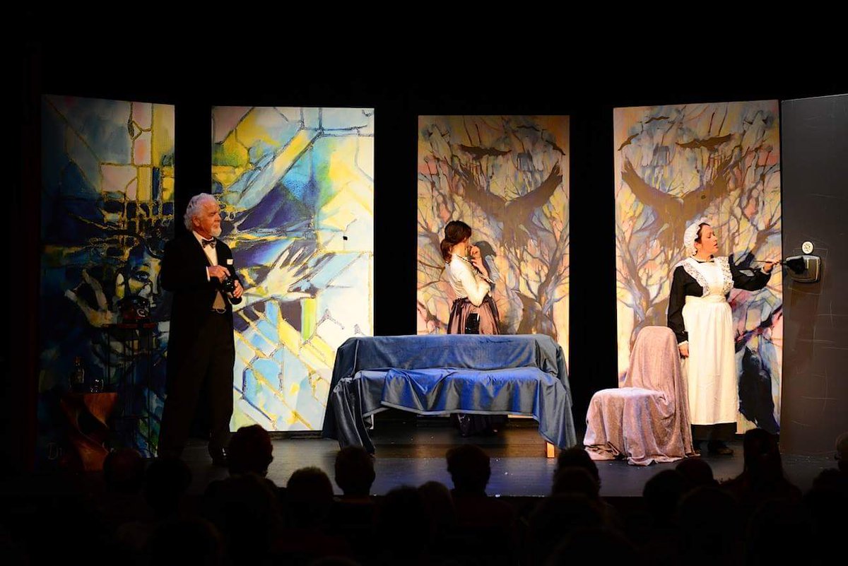 DMullerFineArt's tweet photo. MORE set design for "Play On." By yours truely. #Smallroads Theatre Festival. https://t.co/BxpFHALrtm
