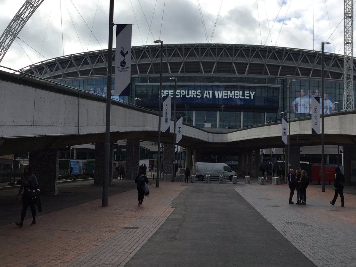 Just arrived at Wembley - still magic!