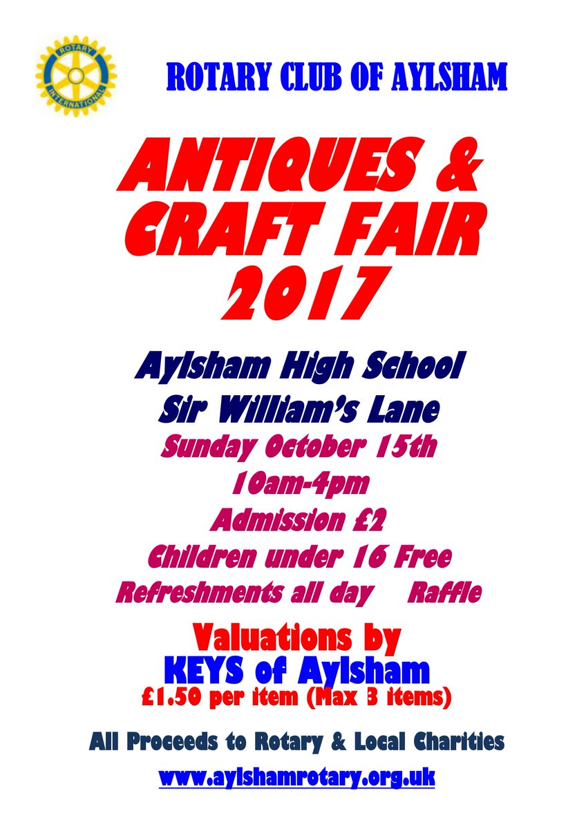 It's only 72 days until Christmas so why not come along to our Antique &amp; Craft Fair on Sunday to pick up an unusual gift?
