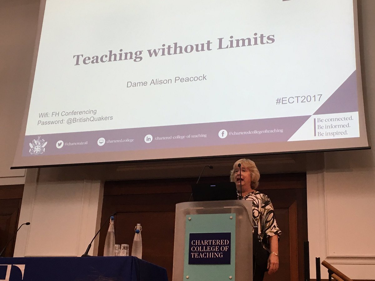 PhilipMcCahill's tweet photo. "We need to believe we can change the world" otherwise Brooke will come after us #letsdothis #ECT2017 @CharteredColl @AlisonMPeacock https://t.co/tOJNyBUTLY