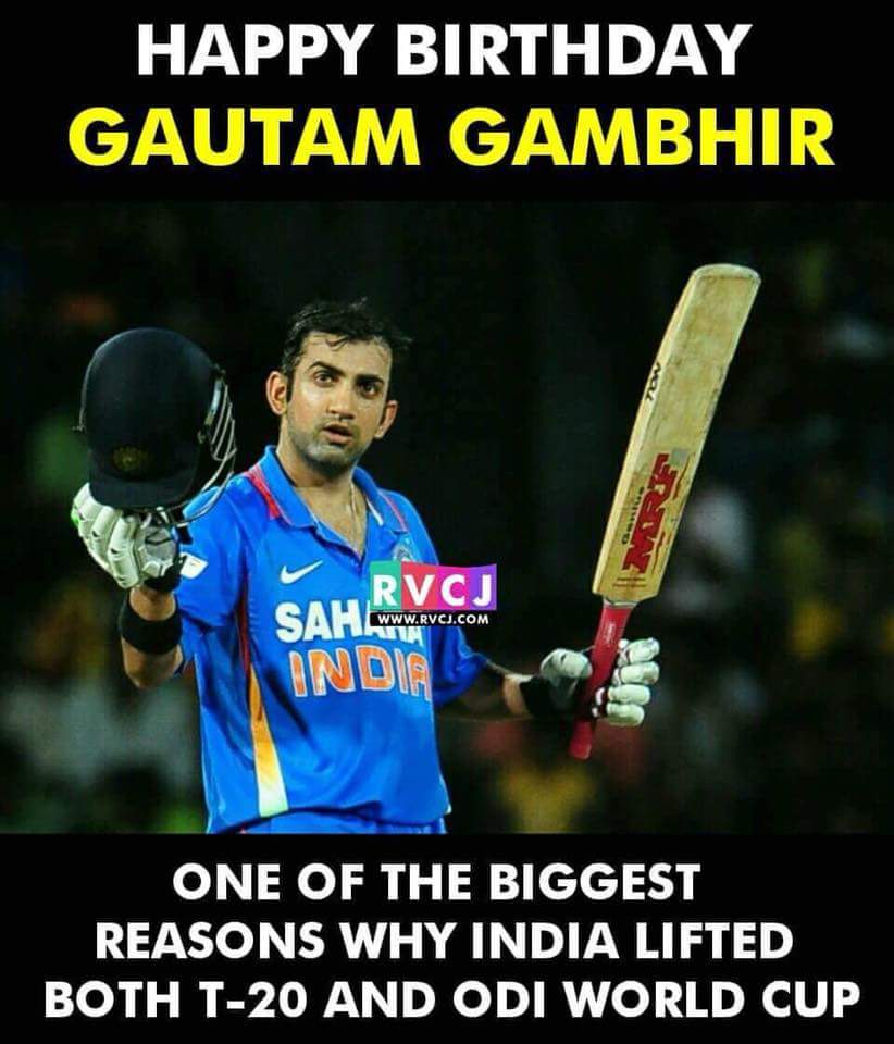 Happy birthday boss gambhir 
