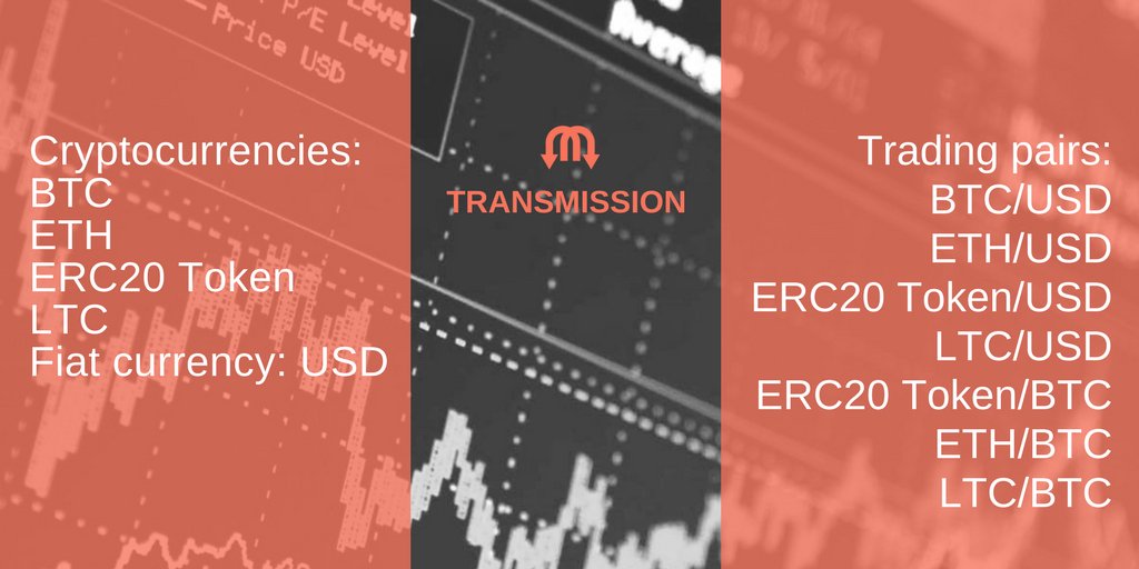 tmisssion's tweet photo. Transmission Exchange platform 
Demo training pairs &amp; currencies
#TMN #Exchange #BTC #ETH #LTC #Blockchain #FinTech https://t.co/NrrI9NfwJO