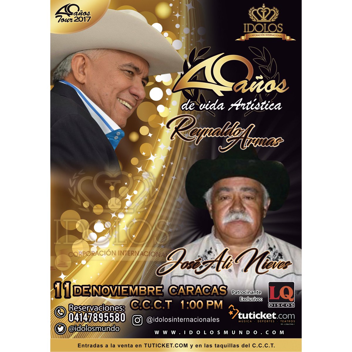 JOSÉ ALI NIEVES estará presente en los 40 años de vida artística de <a href="/reynaldoarmasve/">Reynaldo Armas</a> ccct de Caracas 04147895580 reserva