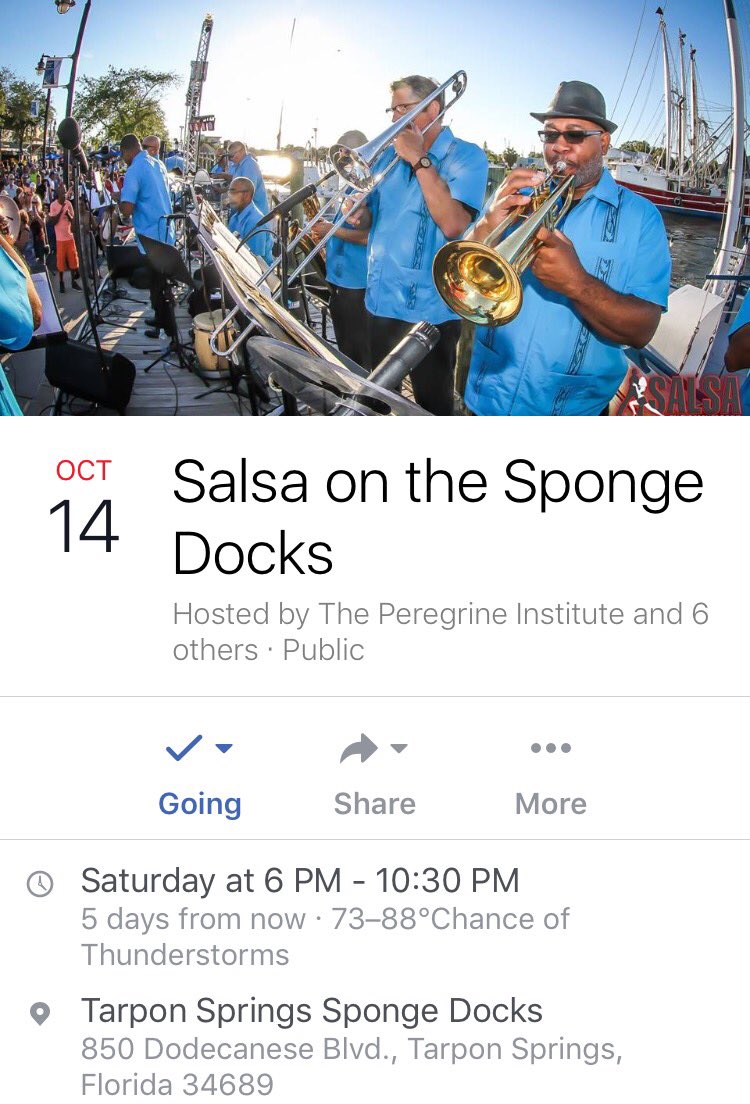 tatosalsatampa's tweet photo. Join us at Salsa on the Sponge Docks today in Tarpon Springs. TaTo Salsa Kids performing at 6:30pm. Visit our booth! #TatoSalsa #thingstodo https://t.co/Sao8O1Gd72