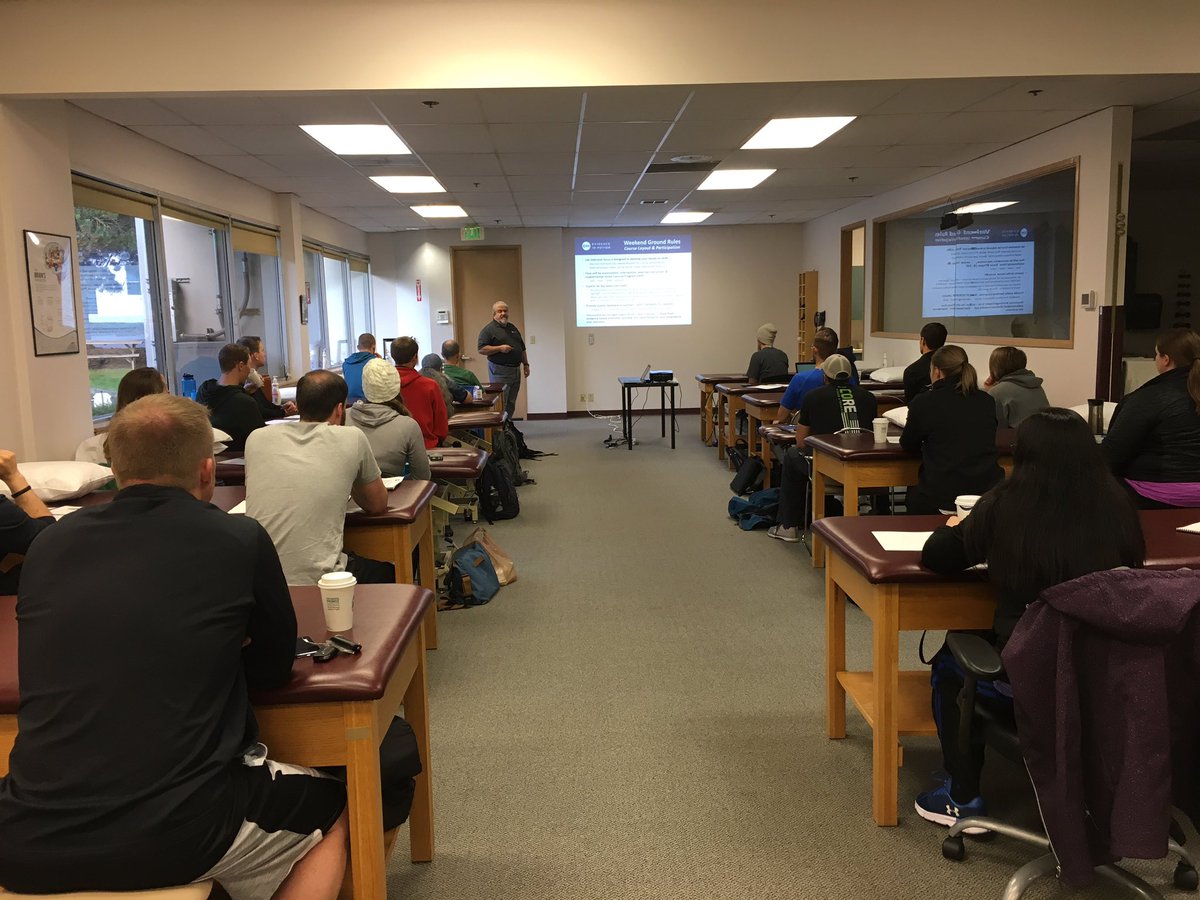 brettneilsondpt's tweet photo. @AussieLouie kicking off the morning for @EIMTeam lower extremity course to a full house at @outpatientpt Kent, WA https://t.co/hMvnOj6F11