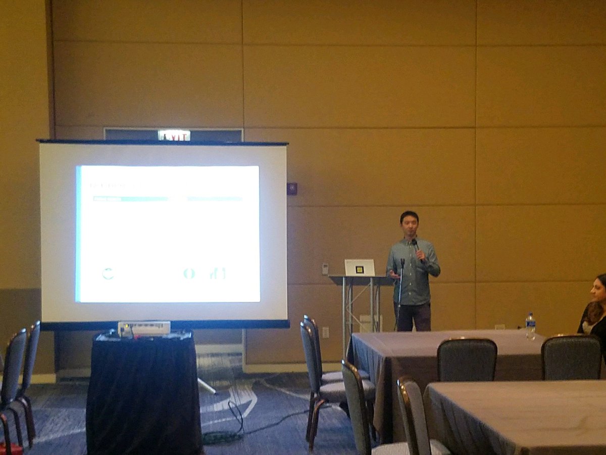 igoobanger's tweet photo. Ernest giving an overview of the Data Science and VR tracks @saseconnect @LifeAtBooz @BoozDataScience #sasehack https://t.co/YdoT4ndbHS