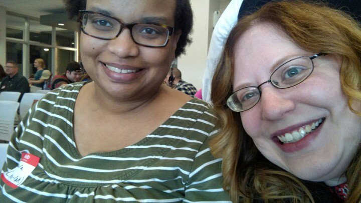 TTRebeccaKivak's tweet image. With @sstamaradunn at @NEPABlogCon! Learning about blog design and increasing online engagement #NEPABlogCon