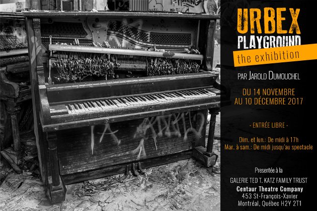 urbexplayground's tweet photo. Vous êtes cordialement invités, tenez-vous le pour dit
#urbex #UrbanDecay #exhibition #Exposition #Montreal
Détails: https://t.co/St8YgeN2cU https://t.co/pWg6tj6Yck