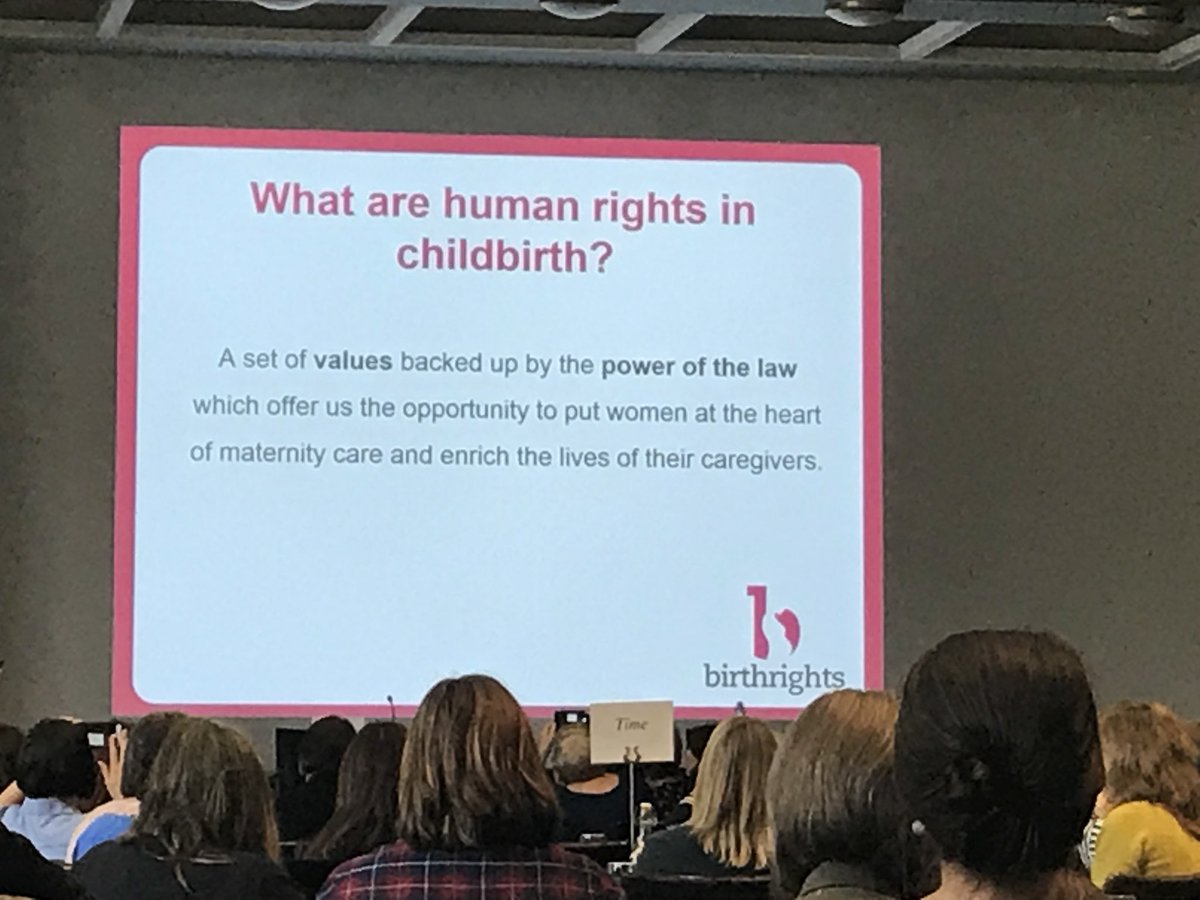 Human rights enable a positive relationship between women and their care givers.  #womensvoices17 <a href="/birthrightsorg/">Birthrights</a>