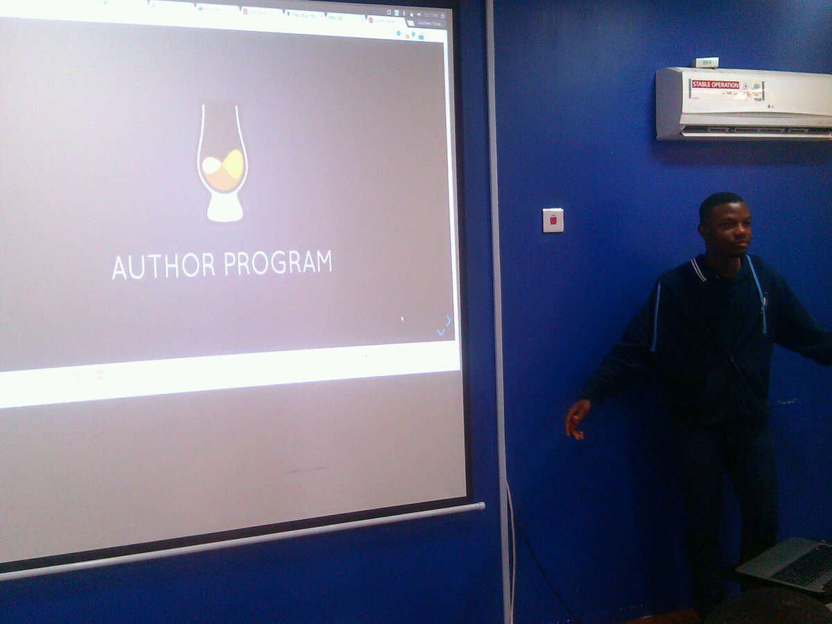 isocroft's tweet photo. @goodnesskayode speaking about the @scotch_io #authorprogram for devs here in Abuja @weCodeNG @AiivonHub_Abuja https://t.co/lkzb9tjpWv