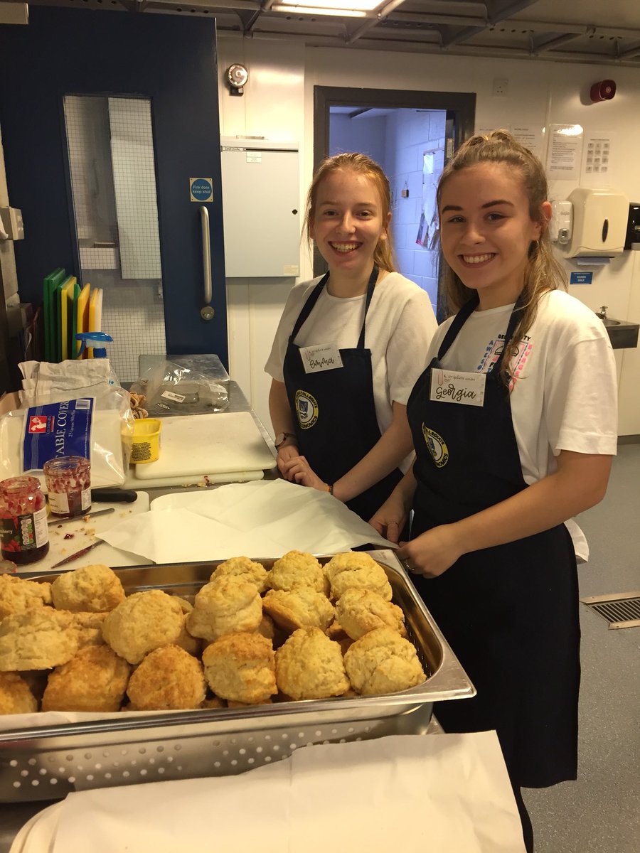 glenlolabio's tweet photo. Scones being prepared by year 12 pupils for Glenlola craft fair #charlenesproject @GlenlolaSchool https://t.co/SR4oMB2pwp