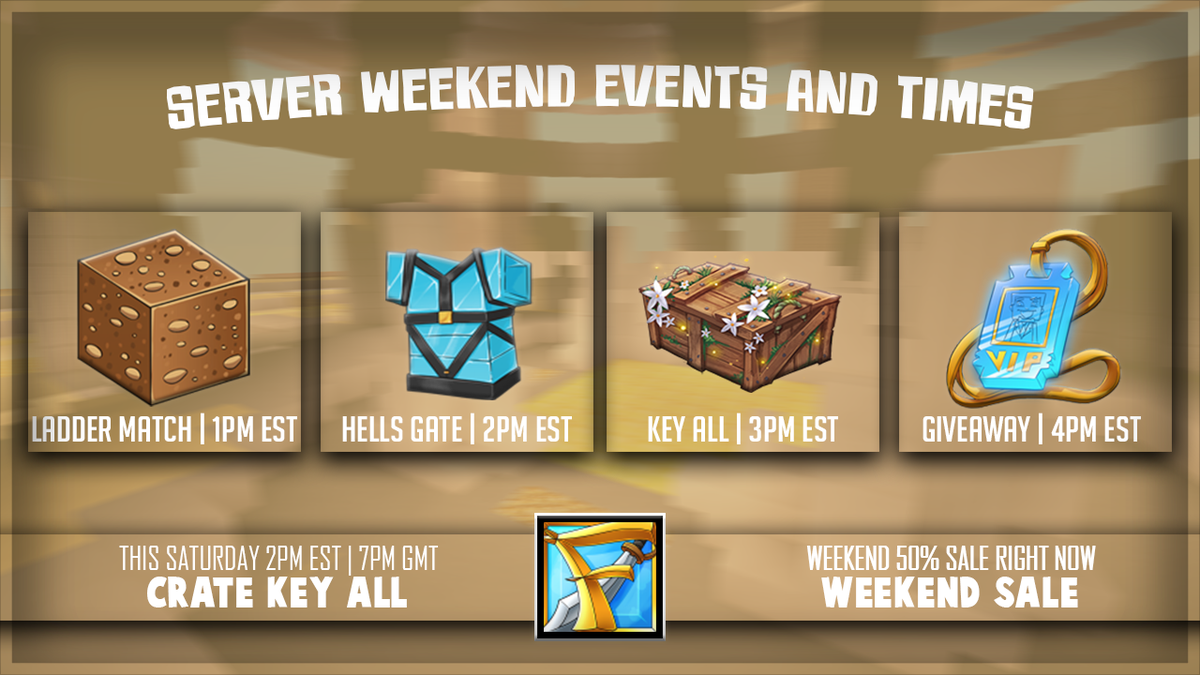 FatalityEvent's tweet photo. ALL EVENTS! (Happening Today) ✨

Follow ▶️ and RT 🔄 for a Any GKIT 🎁

FLASH 50% Off WEEKEND SALE⚡️

IP: FatalityNetwork.US ↩️ https://t.co/QgaihFaYqr