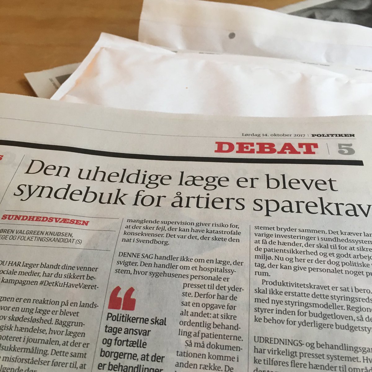 JEOCPH's tweet photo. ... eller for et tilsyn, der for at tilfredsstille pressens fokus på enkeltpersoner og konsekvens, går efter manden og ikke bolden. https://t.co/UXnJpFms3Q