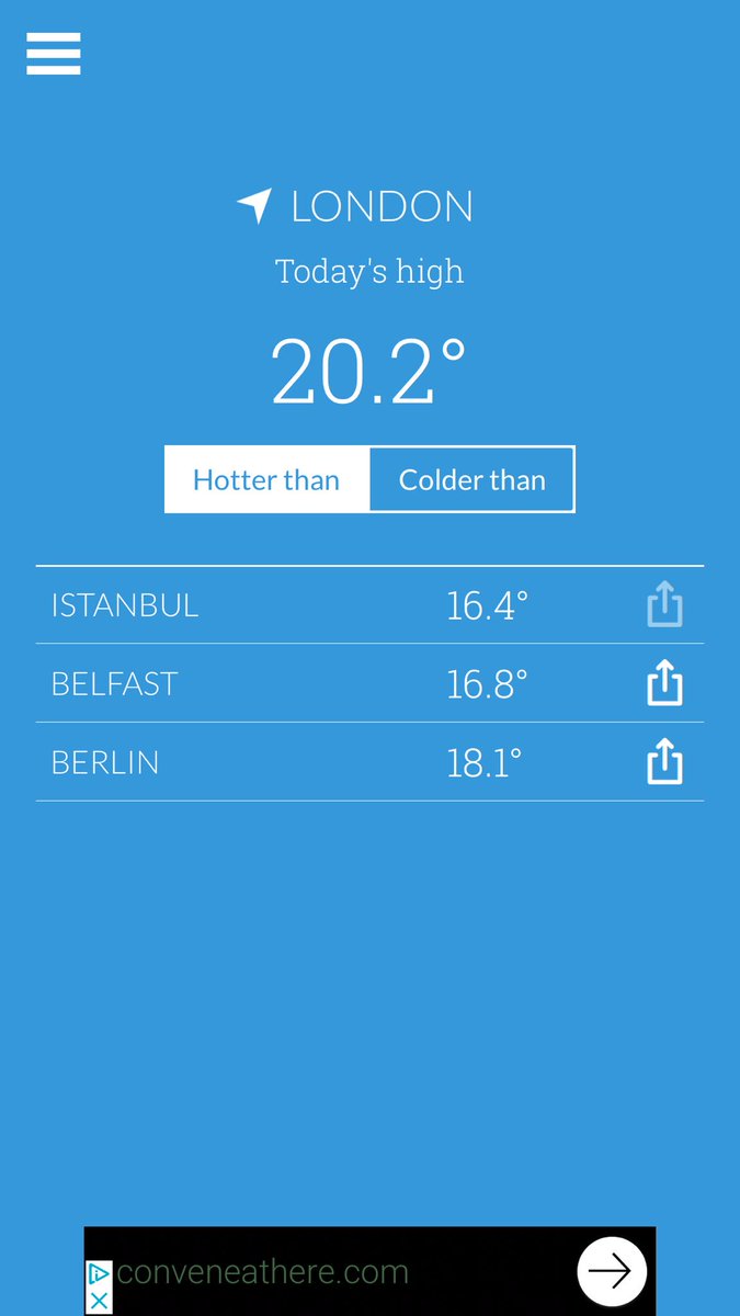 giffy_kitty's tweet photo. London is hotter than Istanbul today. Try the Celsius and the city app for yourself. https://t.co/4MA0CPQNyd https://t.co/pQfKOtllB7