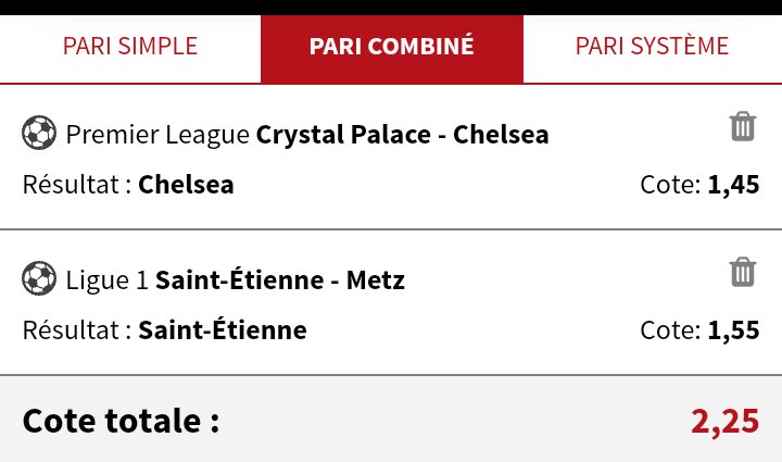 OwlPronos's tweet image. Pas beaucoup de temps aujourd'hui. Seul un combi. 

#TeamParieur #ParionsSport