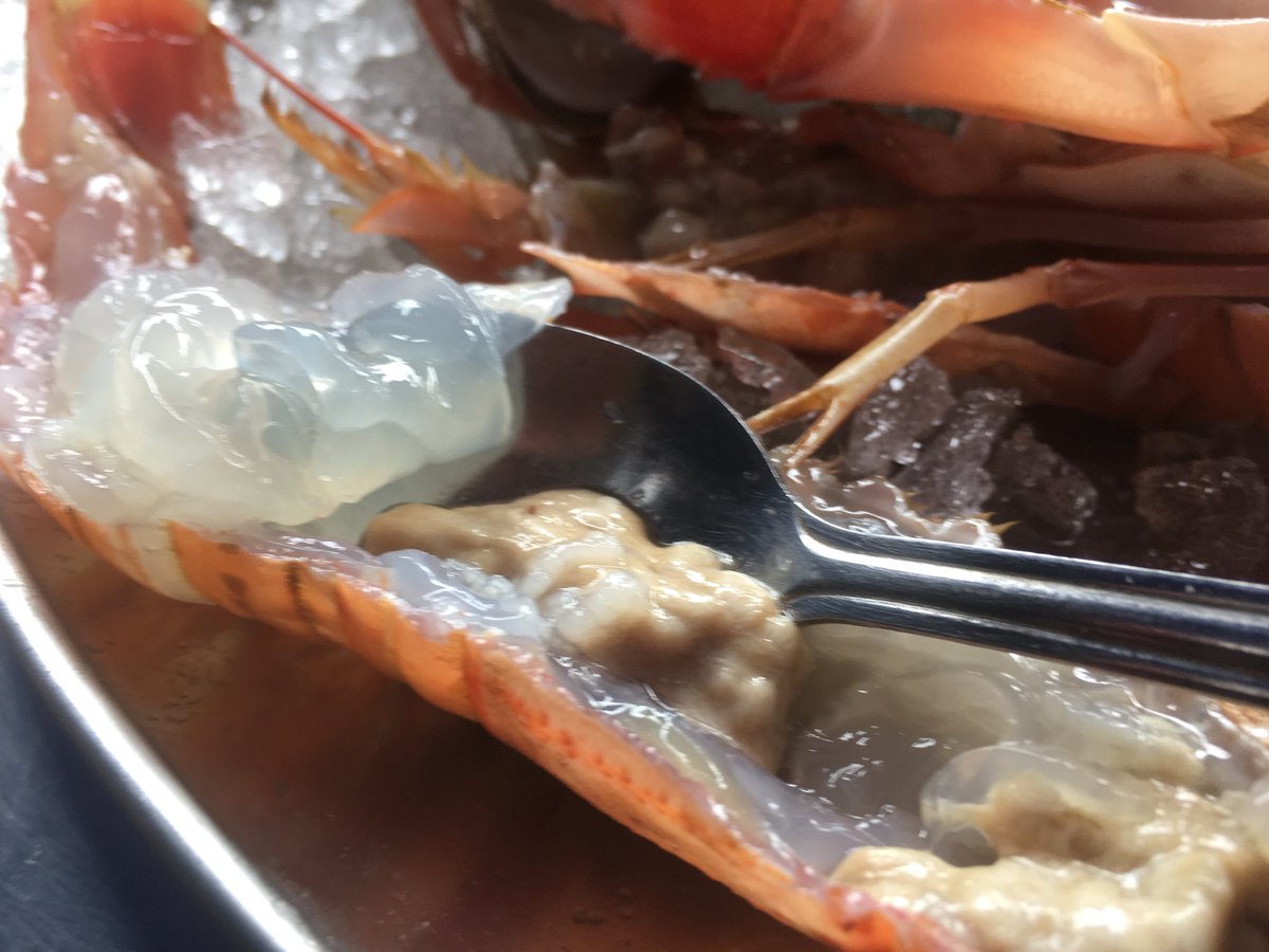 PassionSeafood's tweet photo. See this is what I like about being a food writer- when you have mates like @rexgoldsmith who serve you this for lunch #rawshellfish ๐๐ผ๐ https://t.co/grFTxD3Z3N