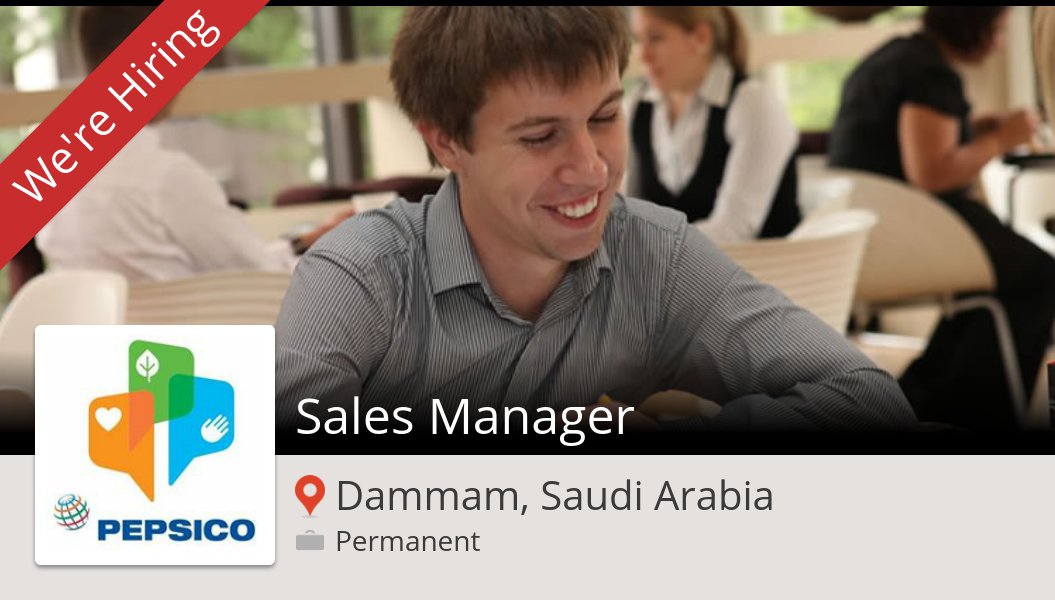 Are you a #Sales #Manager in #DammamSaudiArabia? #PepsiCo is waiting for you! #job workfor.us/pepsico/423u1