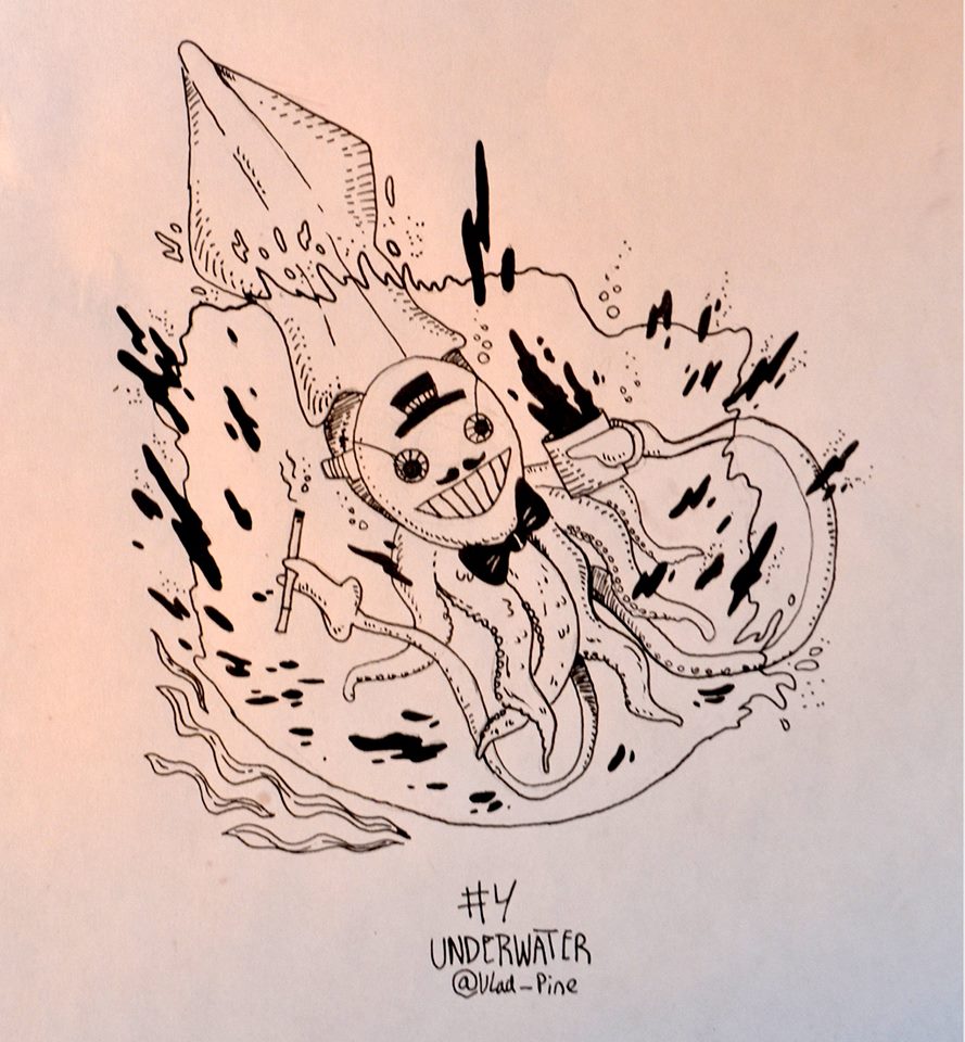 Sector149's tweet photo. Entre las fiestas del cyberespacio está el #Inktober y el Sector se complace de tener a alguien entre ellos que lo celebra: ¡@Vlad_Pine! https://t.co/k5tedKp0Mg