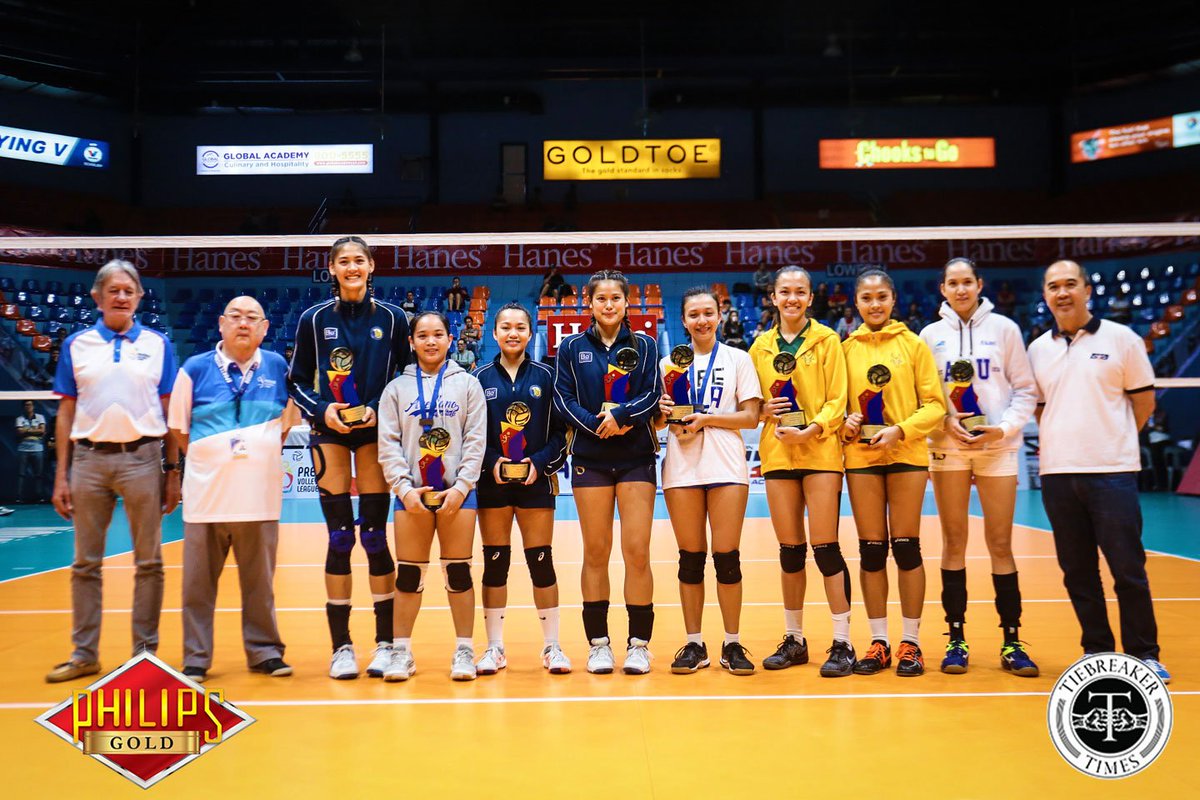 tiebreakertimes's tweet photo. #PVL2017 Jaja Santiago wins second PVL MVP tiara >> https://t.co/wWRZLsAloY | Presented by @PhilipsGoldPH https://t.co/Olzi7CWlDR