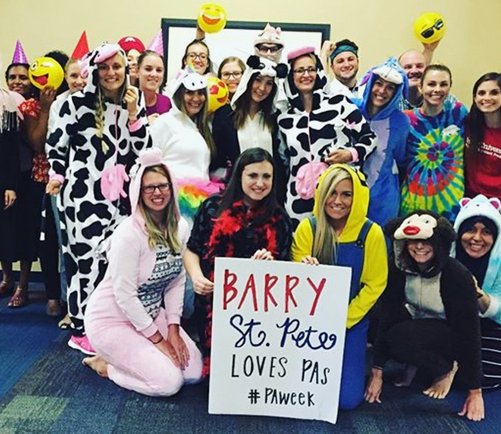 PhysicianAssist's tweet photo. #PAWeek always brings out great pics from #PAStudents. Congrats to the winner of #PAWeek2017 photo challenge, @BarryUniversity St. Pete! https://t.co/BaNhem5K1e