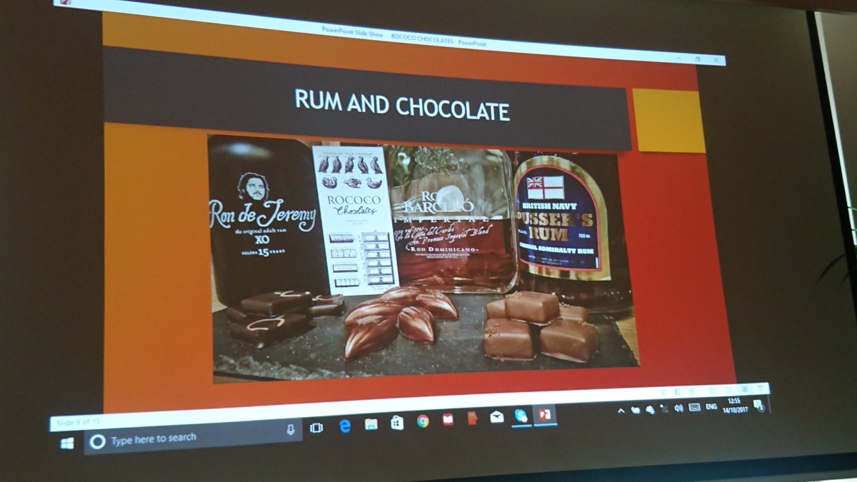 RumwiththeMrs's tweet photo. Rum and chocolate pairing. @rococochocs https://t.co/hQFk56YS4d