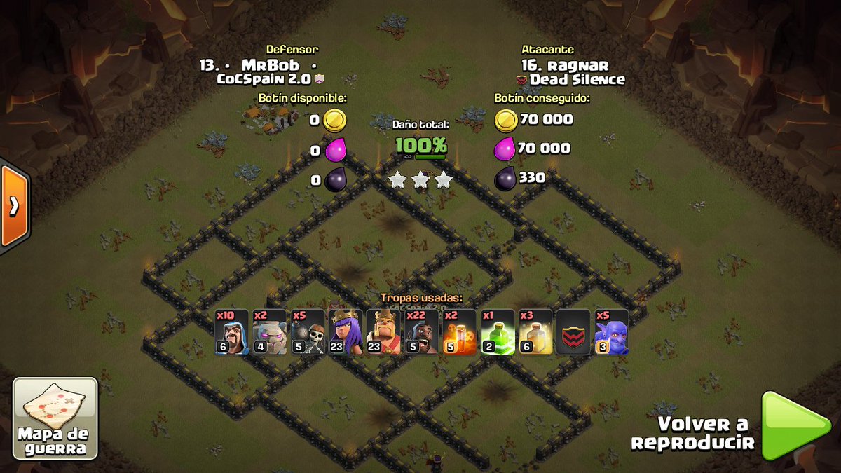 Plenito a un pedazo de clan, a ver si hay suerte y ganamos